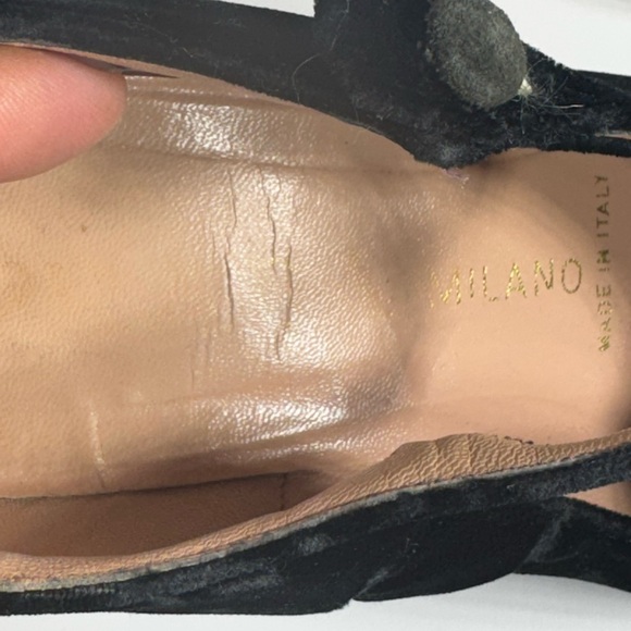 Prada Mary Jane Crushed Velvet Heels Women’s Size 38 - Picture 6 of 15